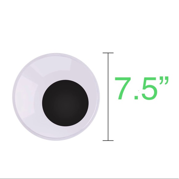 ๐ Giant Googly Eyes Plastic Wiggle ๐ w Self Adhesive NWT - Picture 3 of 7